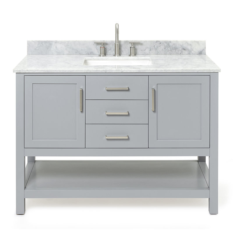 Bayhill 49'' W Single Vanity, Gray