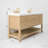 Carrie 60'' Double Bathroom Vanity with Top-1855247848-1855140444