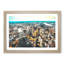 Boston Massachusetts Painting - Single Picture Frame Print on MDF-56634516-56634519
