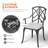 Outdoor 2-pack Chair Cushions With Straps, 15'' X 16'' X 1.2'' Patio Round Corner Seat Pads For Outdoor Or Indoor Furniture, Weather-resistant Fabric-729038596