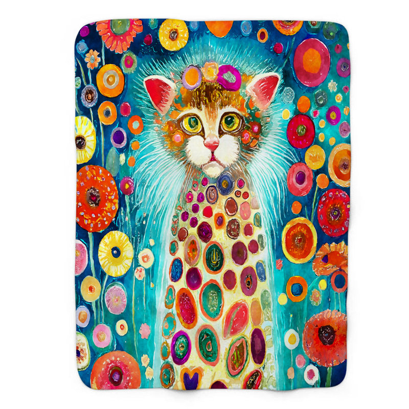 Funky Feline - couverture 1 pièce, Lit simple