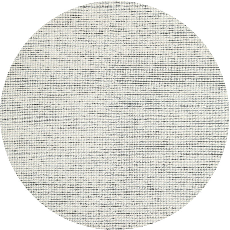 Tapis gris zone contemporaine, Rond 6 pi