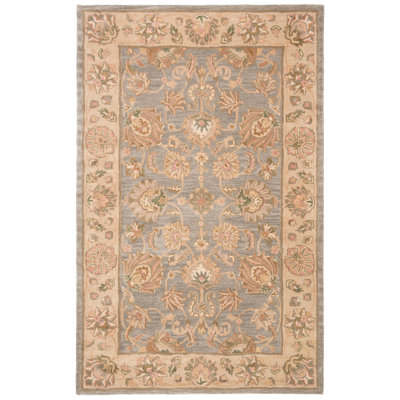 Cranmore Hand-Tufted Wool Blue/Beige Area Rug