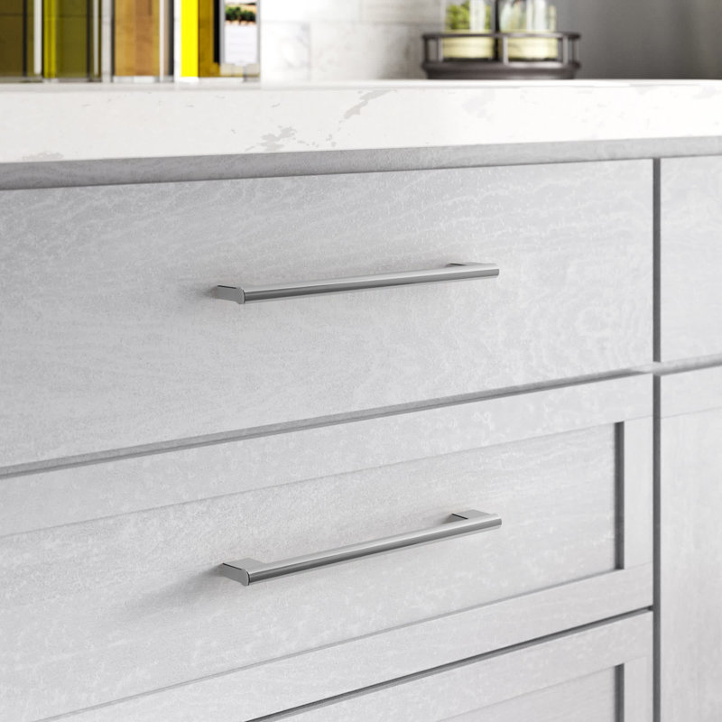 Versa 8-13/16 inch (224mm) Center-to-Center Polished Chrome Cabinet Bar Pull, 8 13/16", Polished Chrome, 1