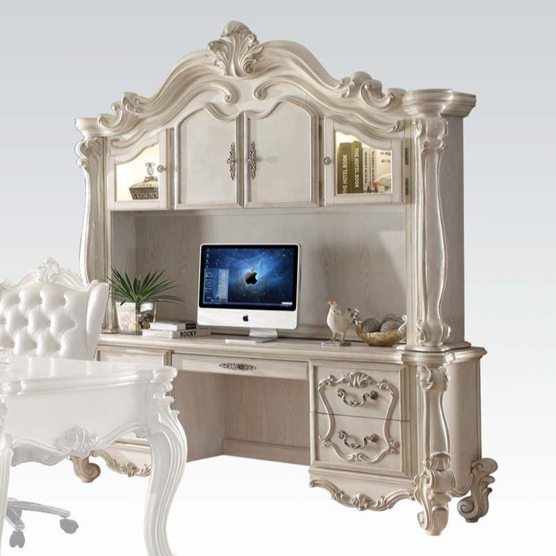 Bureau d'ordinateur Walburg, Blanc os