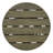 Modern Outdoor Wood Side Table With Grey Finish, 15.47 - Inch Diameter, Distinctive Base Design Rustic Coffee Surface, Suitable For Poolside Lounging-534394340-534394331