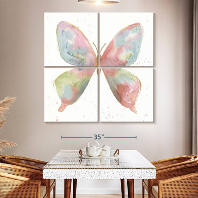 Brampt, aquarelle, papillon et beauté I