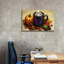 «Black Chocolate Cup With Purple Butterfly» par Momart, art mural sur toile, 18 po x 12 po-552060103