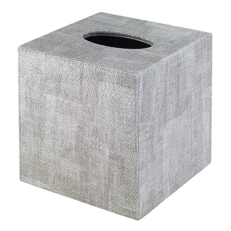 Luster Tissue Box Cover, Granite