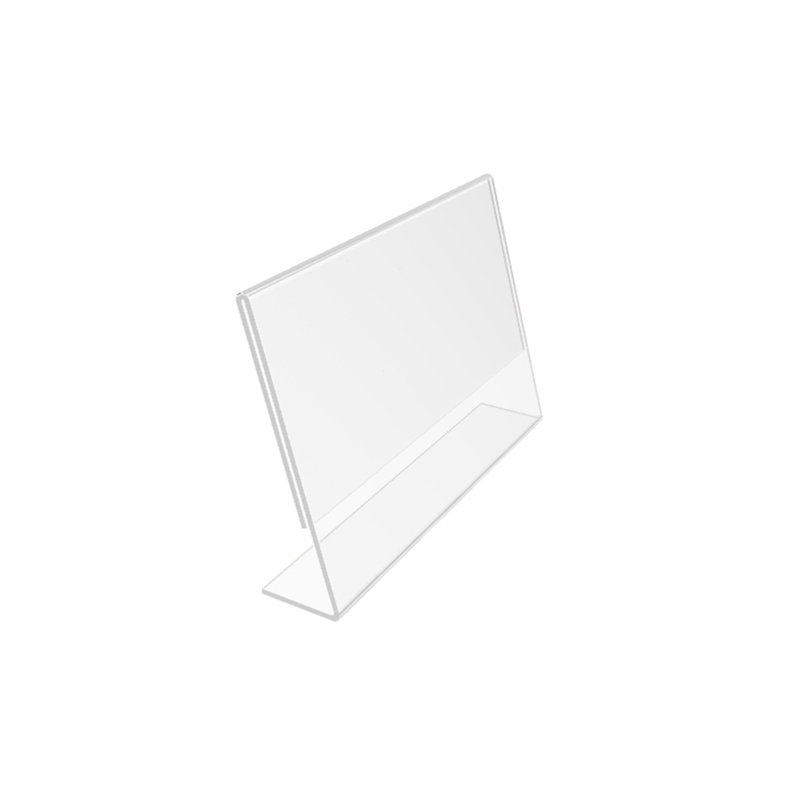 Porte-affiche en acrylique transparent 1PK, H 6 po x l 4 po x P 1,2 po