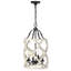 Luminaire suspendu cylindrique 4 lumières