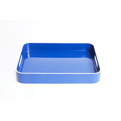 Plateau laqué - bleu marine - moyen