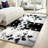 Stylish Floral Area Rug, Living Room Accent, Non-Slip Backing, Washable Floor Mat for Bedroom, Entryway, Home Office and Dining Spaces-129222779