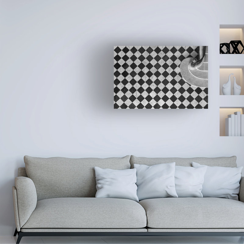 Art sur toile d'escalier Jean-Louis VIRETTI, H 30 po x l 47 po