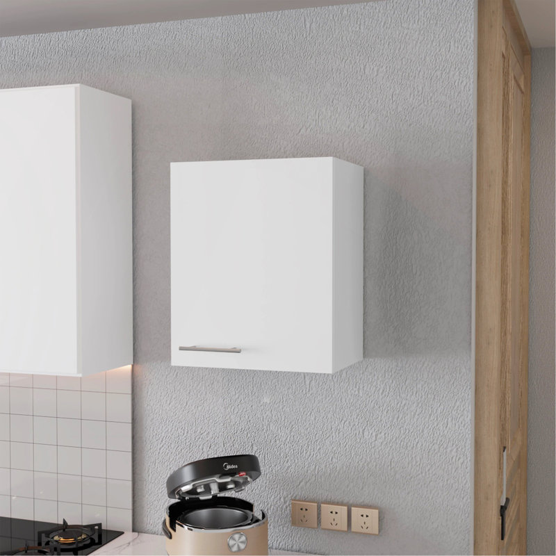 Armoire murale avec 1 porte, Blanc