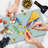 Ambesonne Feathers Cutting Board Large Size Watercolors Multicolor