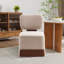 Chaise rembourrée de 21 po de largeur avec roulettes-645395400