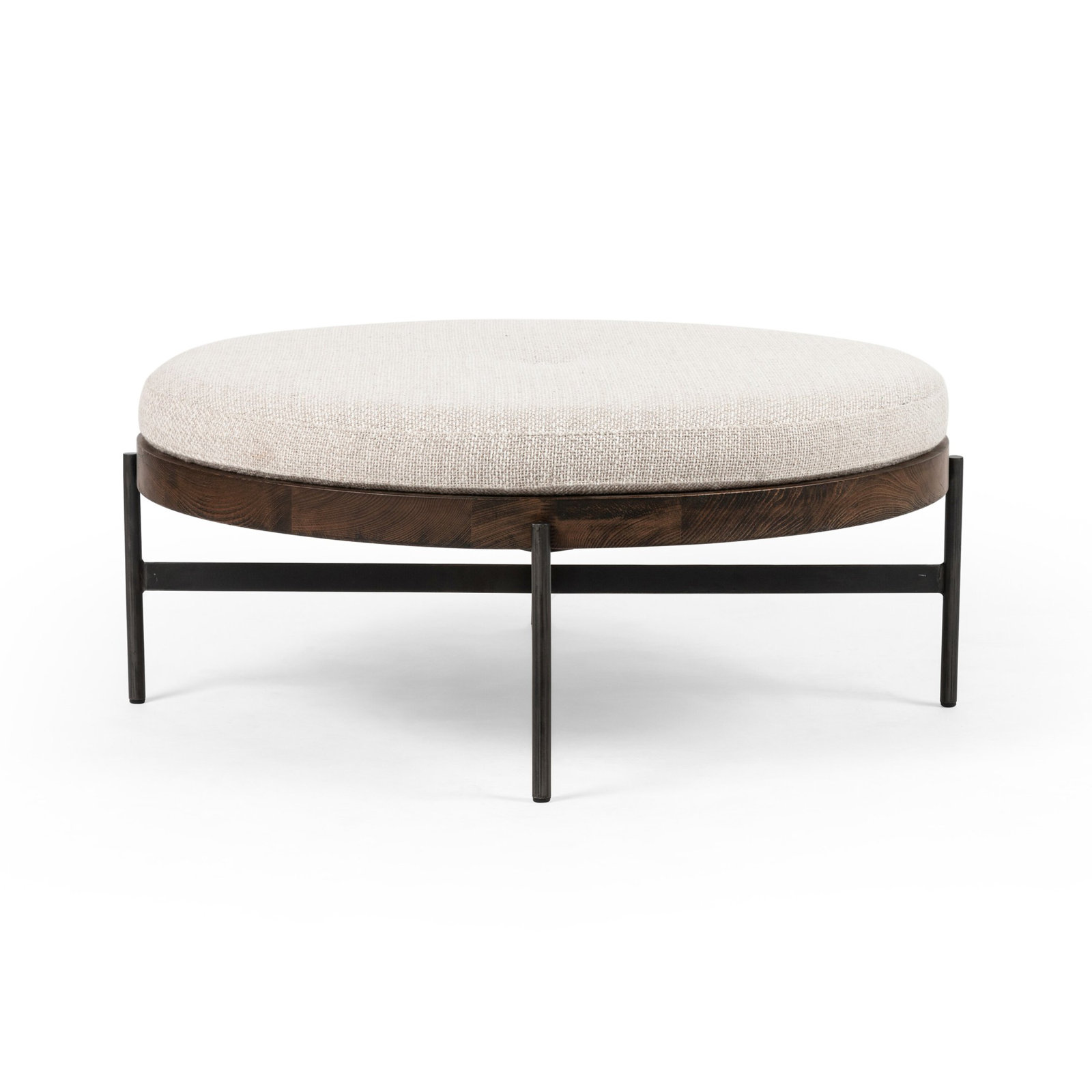 Madeline 39" Ottoman, Gibson Wheat Textured Weave