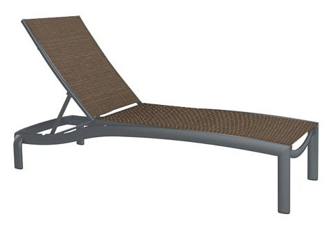 Kor Outdoor Chaise Lounge, Mia II, Graphite