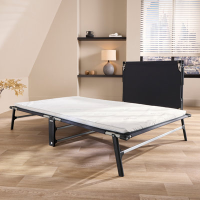 Jay-Be Compact Folding Guest Bed with e-Fibre Mattress - No Assembly Required