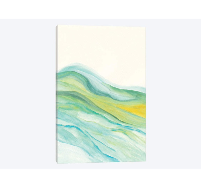 « abstract v » par marco gonzalez, reproduction d’impression sur toile tendue, H 40 po x l 26 po x P 1,5 po, Toile tendue