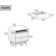 Clea Modern 2-Drawer Nightstand w/ Open Shelf - Bedside Table W17.7'