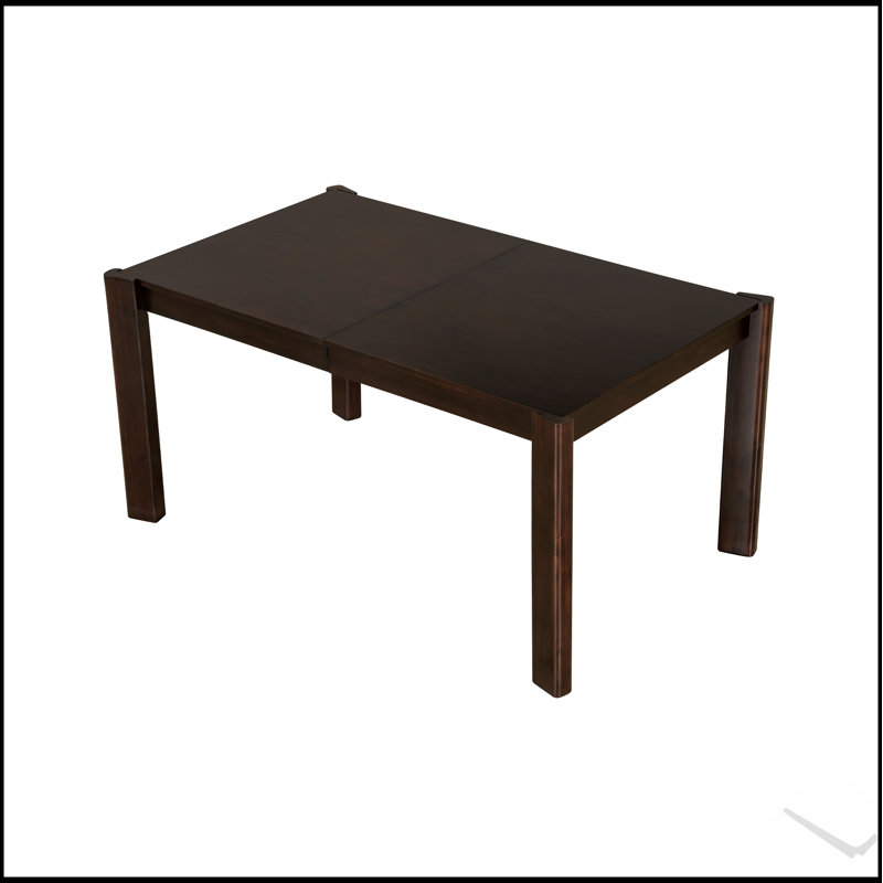 Table de salle à manger extensible Farmhouse Modern, Noyer