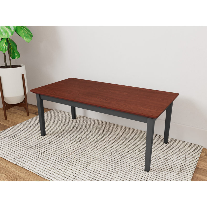 Table basse en acier Lenox, Gris anthracite, Cerise Canyon