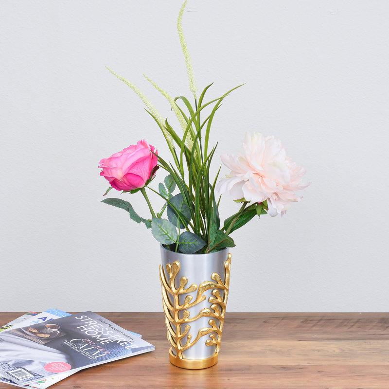 Aidon Metal Table Vase