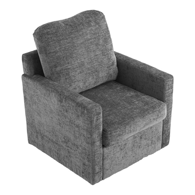 Bhuvika Upholstered Swivel Armchair