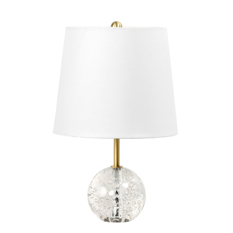 17" Clear Crystal Table Lamp
