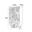 Garde-robe indépendante pour chambre à coucher française