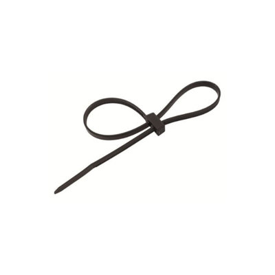 8" 50lb Double Loop Cable Tie 100/bag