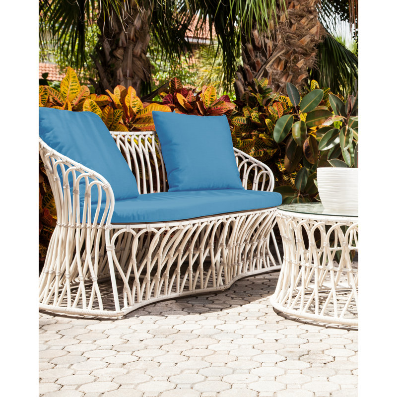 Amalfi Outdoor 2 - Seat Loveseat, Canvas Capri Sunbrella® Canvas