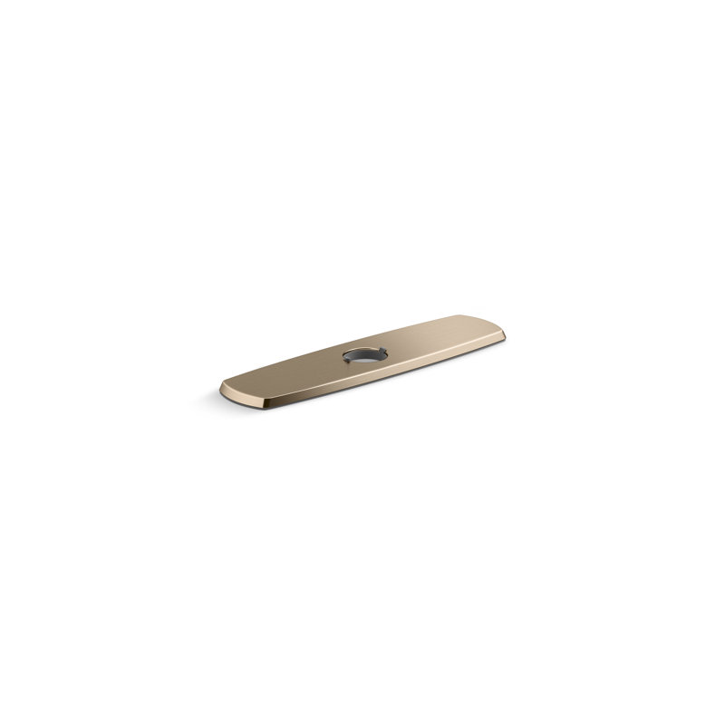 Écusson de robinet de cuisine Graze, Bronze brossé