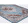 Power Loomed Performance Blue Medallion Rug