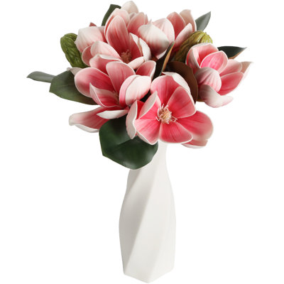 Arrangement floral artificiel Magnolia