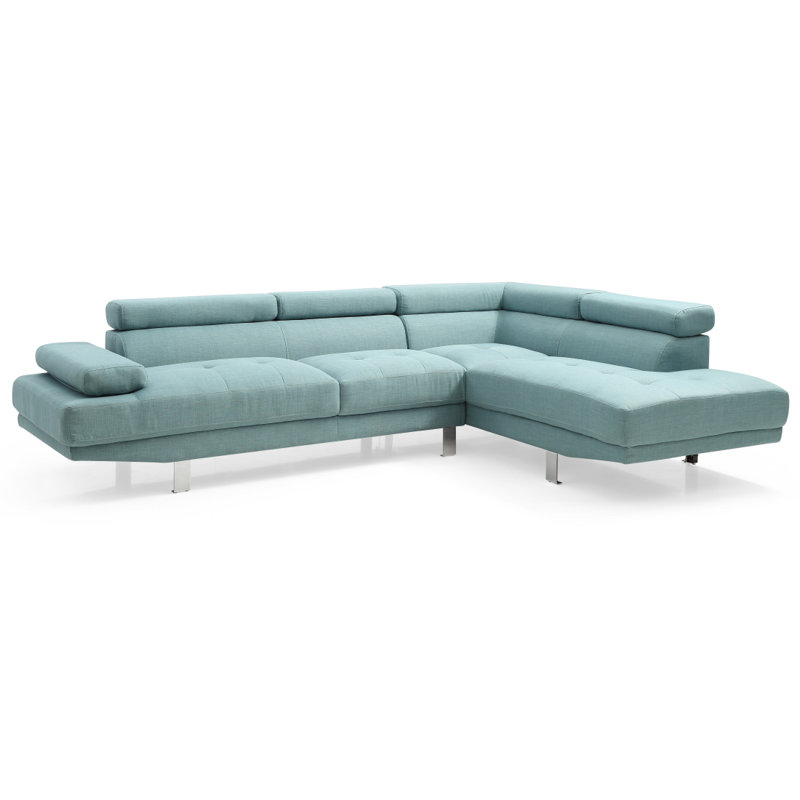 Canapé modulaire Modern River, Jaune