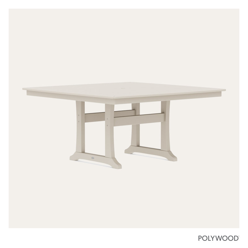 Nautical Trestle 59" Dining Table, Sand