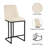 Irvona Upholstered Counter Stool with Metal Frame-1539887940