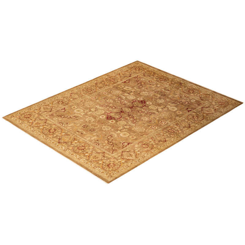 Vincenzina One-of-a-Kind 7' 10" X 10' 1" Hand Knotted Area Rug
