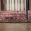Tapis fait à la main 2 pi x 3 pi avec motif de panneau pour la décoration intérieure
