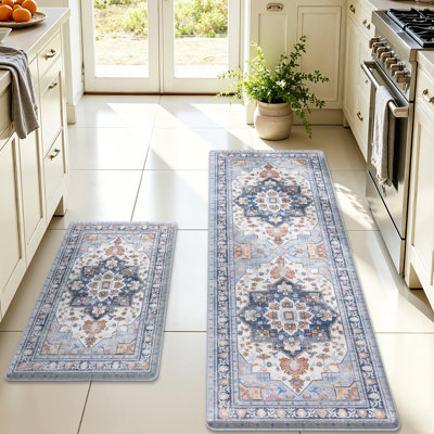 Standing Anti-fatigue Non-Slip Kitchen Mats (Set of 2）