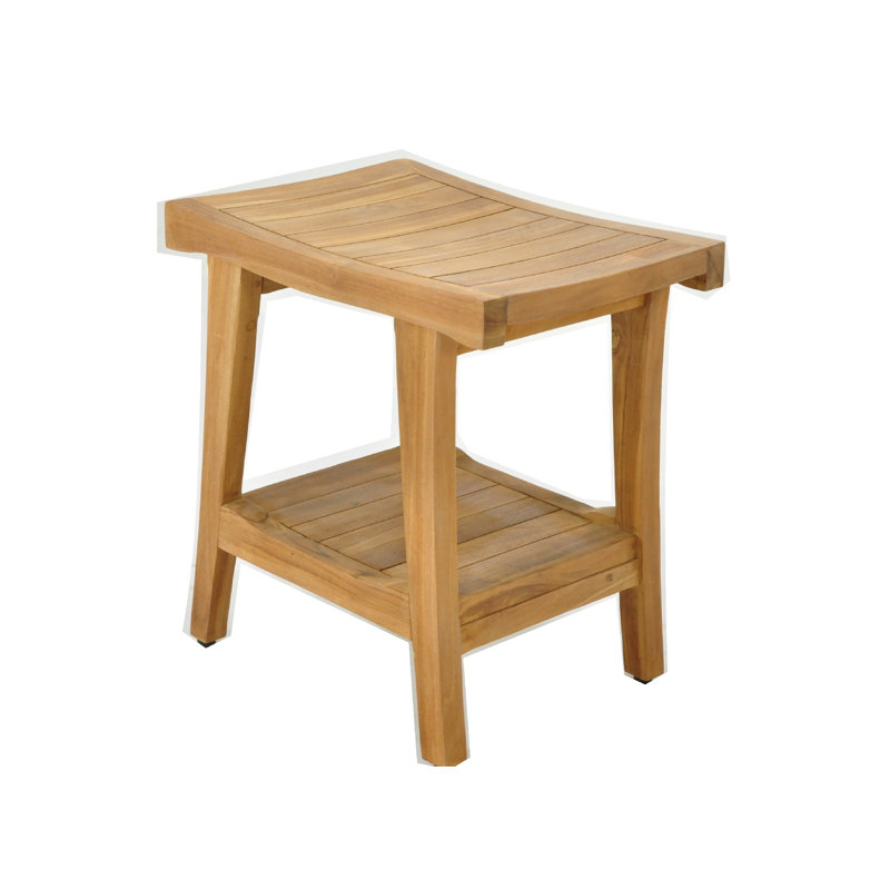 Whittaker 18'' W Teak Shower Bench