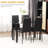 Wrought Studio™ Modern Dining Table Set For 4, Space-Saving 5 Pieces Kitchen Table Set With Rectangle Table, Padded Seat And Steel Frame-1757105313
