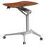 Mobile Sit-Down, Stand-Up Ergonomic Computer Desk-1030599078