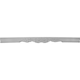 Toit de tambour 6 pi 3 po x l 96 1/8 po x p 1 7/8 po Ashford