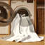 Tapis beige minimaliste lavable à la machine Abaokoro-862765394