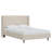 Laurel Upholstered Unfinished Wingback Bed-275760780