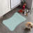 Mint Polka Pattern - 1 Piece Bone Shape Feeding Mat